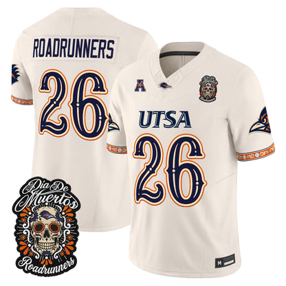  UTSA Roadrunners Día de los Muertos Vapor Limited Jersey - Stitched