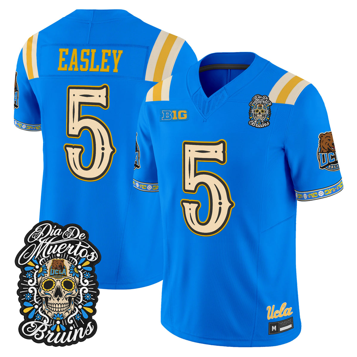  UCLA Bruins Día de los Muertos Vapor Limited Jersey - Stitched
