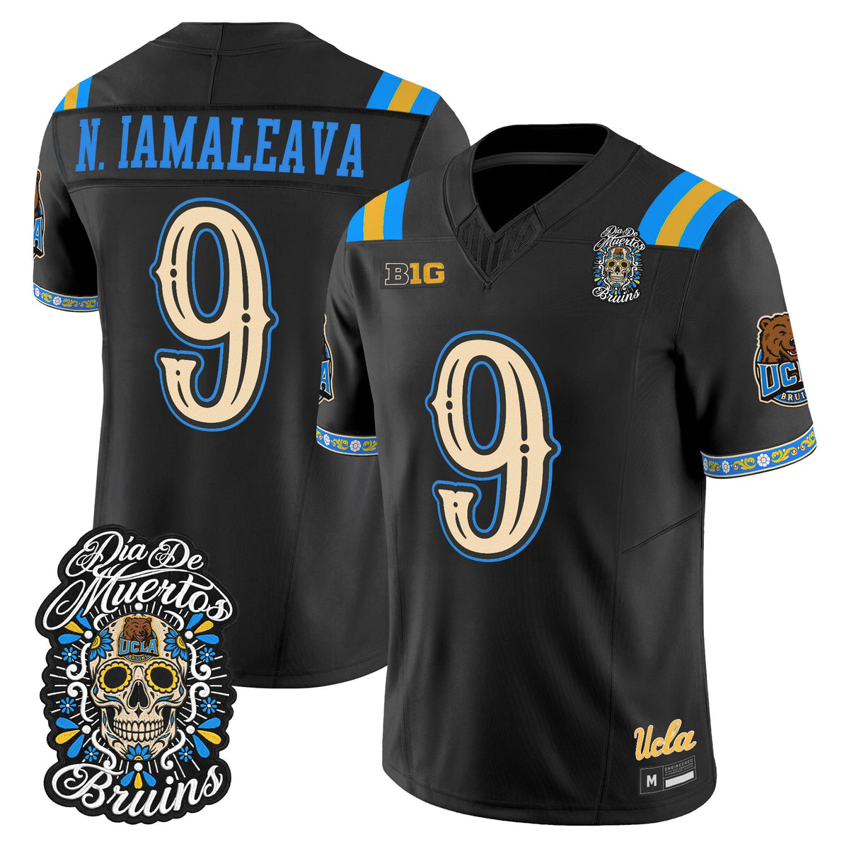 Men's UCLA Bruins Día de los Muertos Vapor Limited Jersey - All Stitched