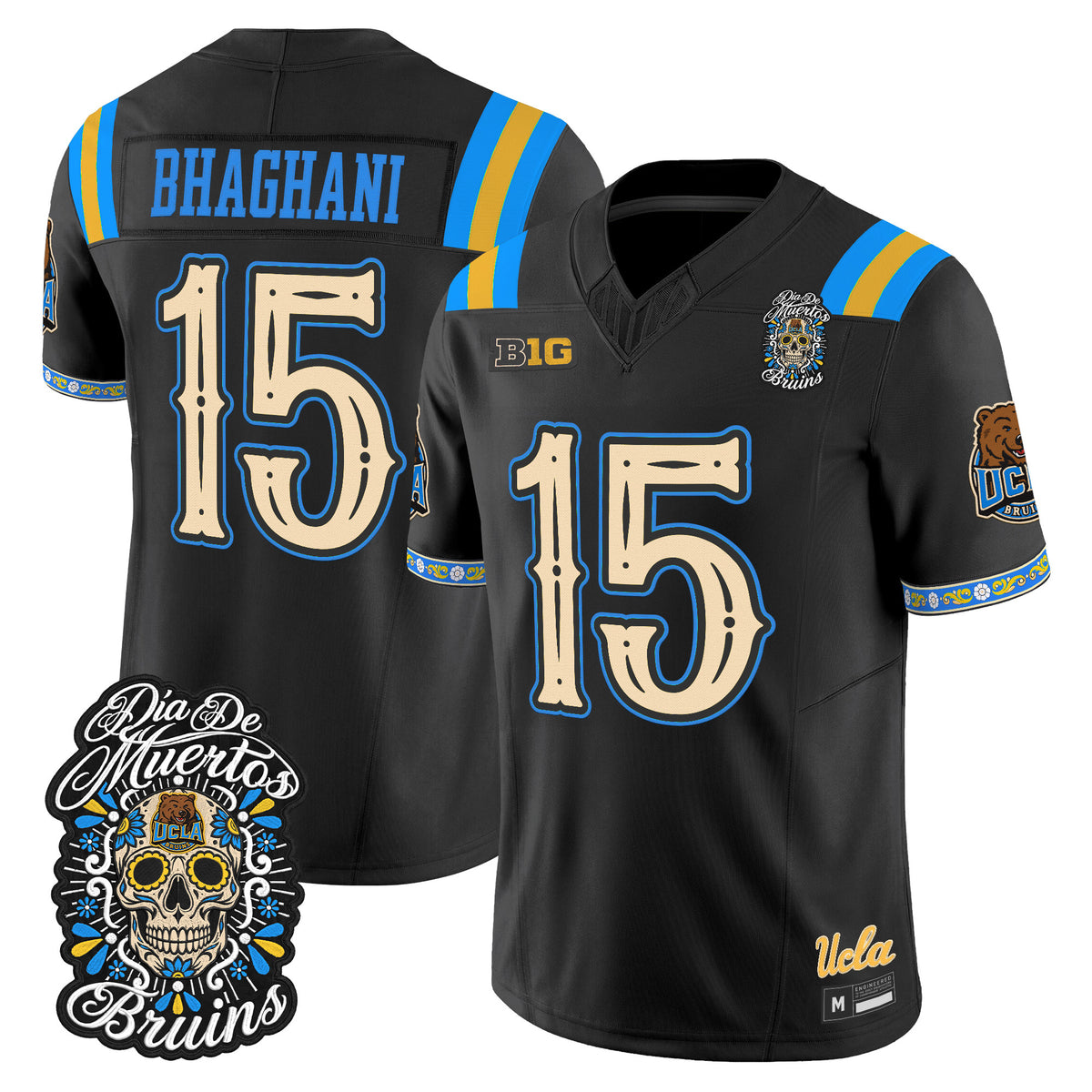  UCLA Bruins Día de los Muertos Vapor Limited Jersey - Stitched