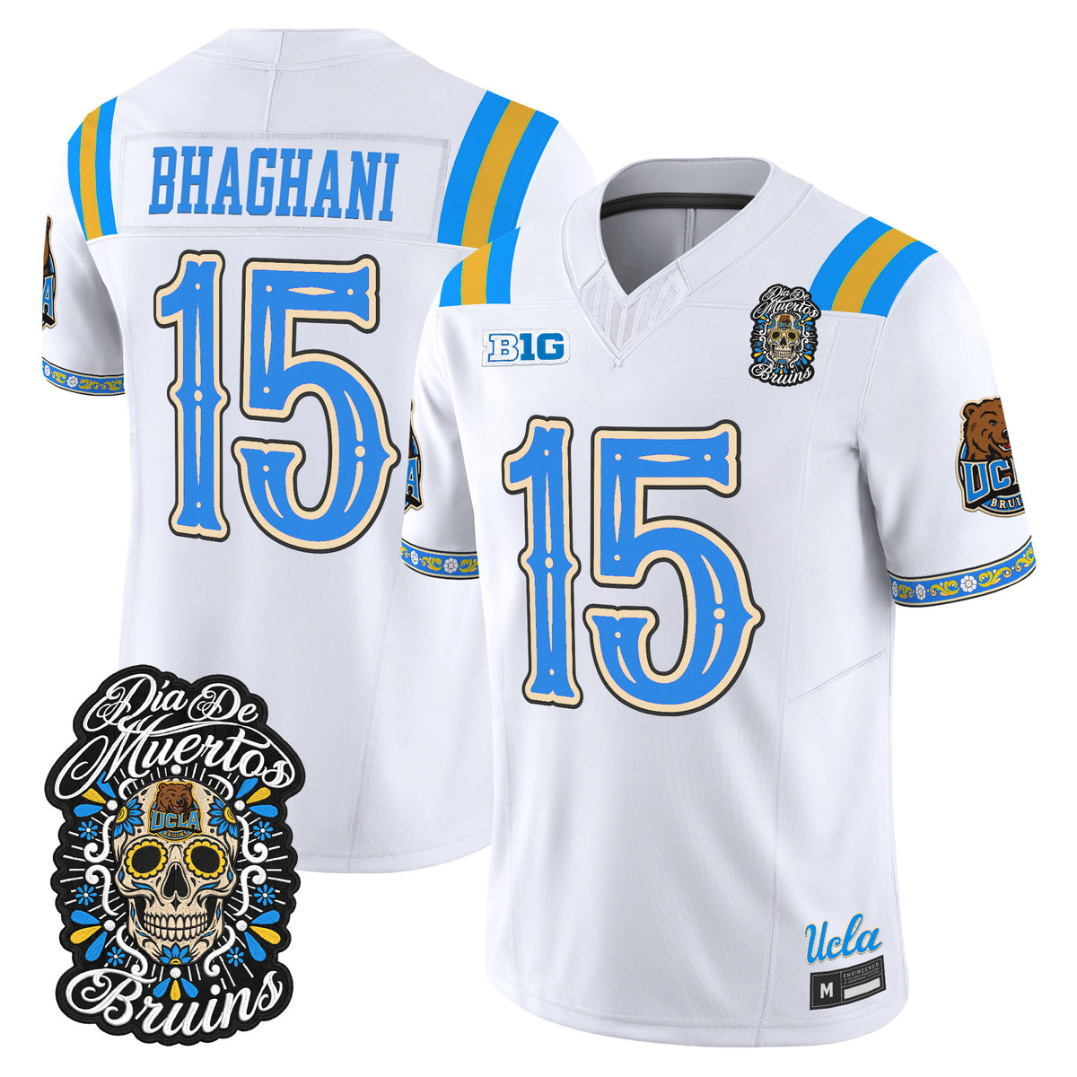  UCLA Bruins Día de los Muertos Vapor Limited Jersey - Stitched