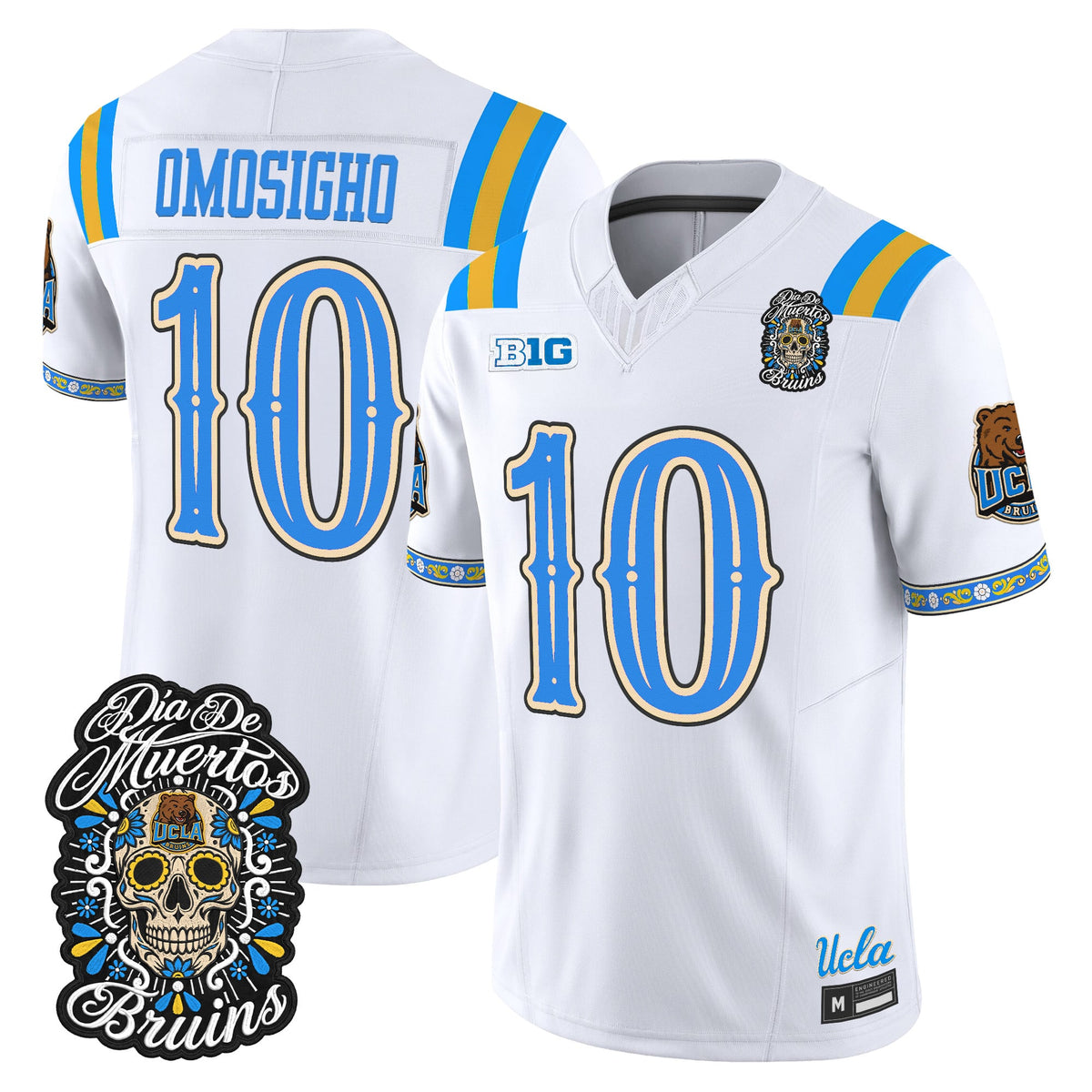 Men's UCLA Bruins Día de los Muertos Vapor Limited Jersey - All Stitched