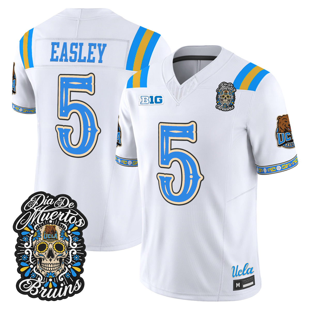  UCLA Bruins Día de los Muertos Vapor Limited Jersey - Stitched