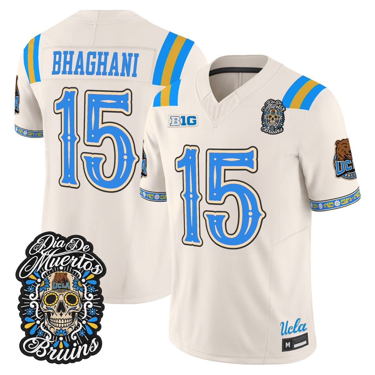 Men's UCLA Bruins Día de los Muertos Vapor Limited Jersey - All Stitched