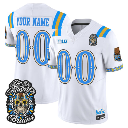 UCLA Bruins Día de los Muertos Vapor Limited Custom Jersey - Stitched