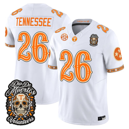  Tennessee Volunteers Día de los Muertos Vapor Limited Jersey - Stitched