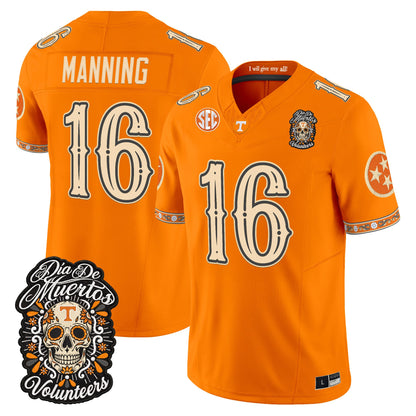 Tennessee Volunteers Día de los Muertos Vapor Limited Jersey - Stitched