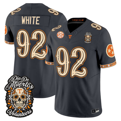 Tennessee Volunteers Día de los Muertos Vapor Limited Jersey - Stitched