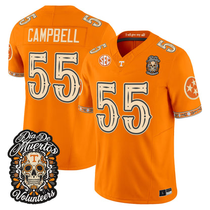  Tennessee Volunteers Día de los Muertos Vapor Limited Jersey - Stitched