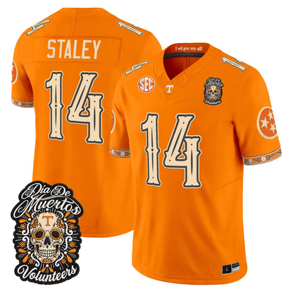  Tennessee Volunteers Día de los Muertos Vapor Limited Jersey - Stitched