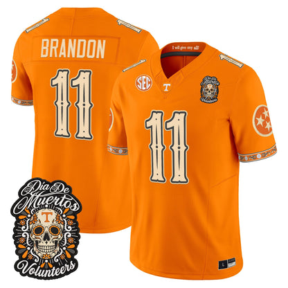  Tennessee Volunteers Día de los Muertos Vapor Limited Jersey - Stitched