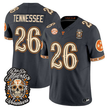  Tennessee Volunteers Día de los Muertos Vapor Limited Jersey - Stitched