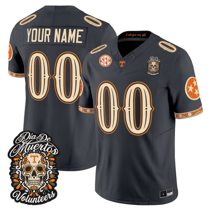 Tennessee Volunteers Día de los Muertos Vapor Limited Custom Jersey - Stitched