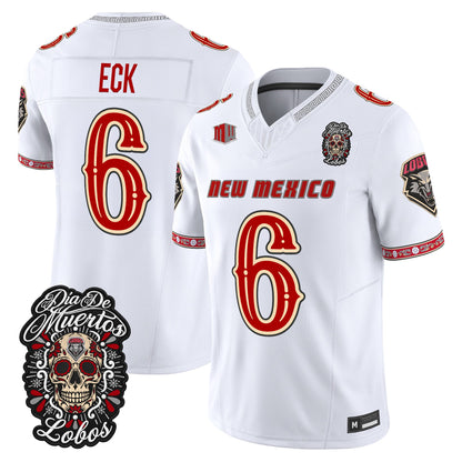  New Mexico Lobos Día de los Muertos Vapor Limited Jersey - Stitched