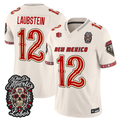  New Mexico Lobos Día de los Muertos Vapor Limited Jersey - Stitched