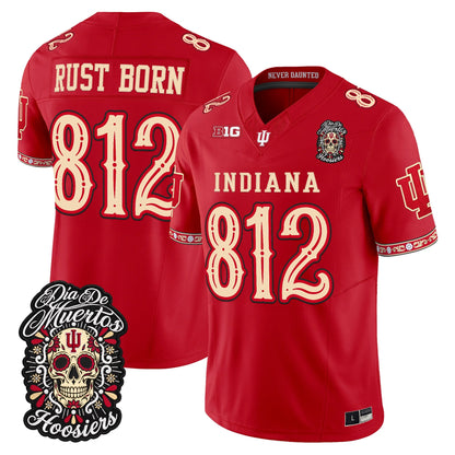  Indiana Hoosiers Día de los Muertos Vapor Limited Jersey - Stitched