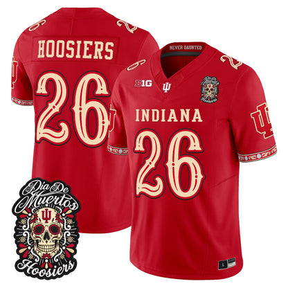  Indiana Hoosiers Día de los Muertos Vapor Limited Jersey - Stitched