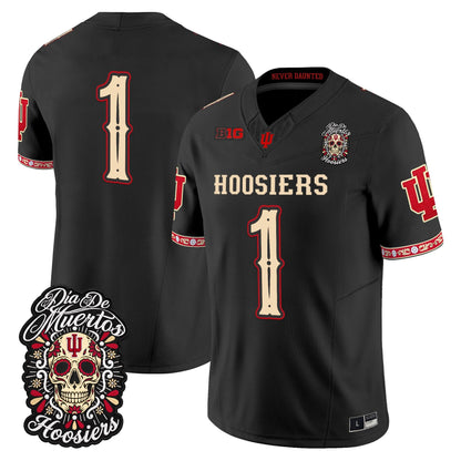  Indiana Hoosiers Día de los Muertos Vapor Limited Jersey - Stitched
