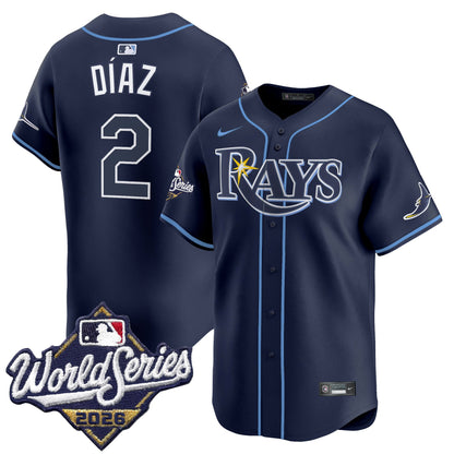 Men's Tampa Bay Rays 2026 World Series Vapor Premier Limited Jersey - All Stitched
