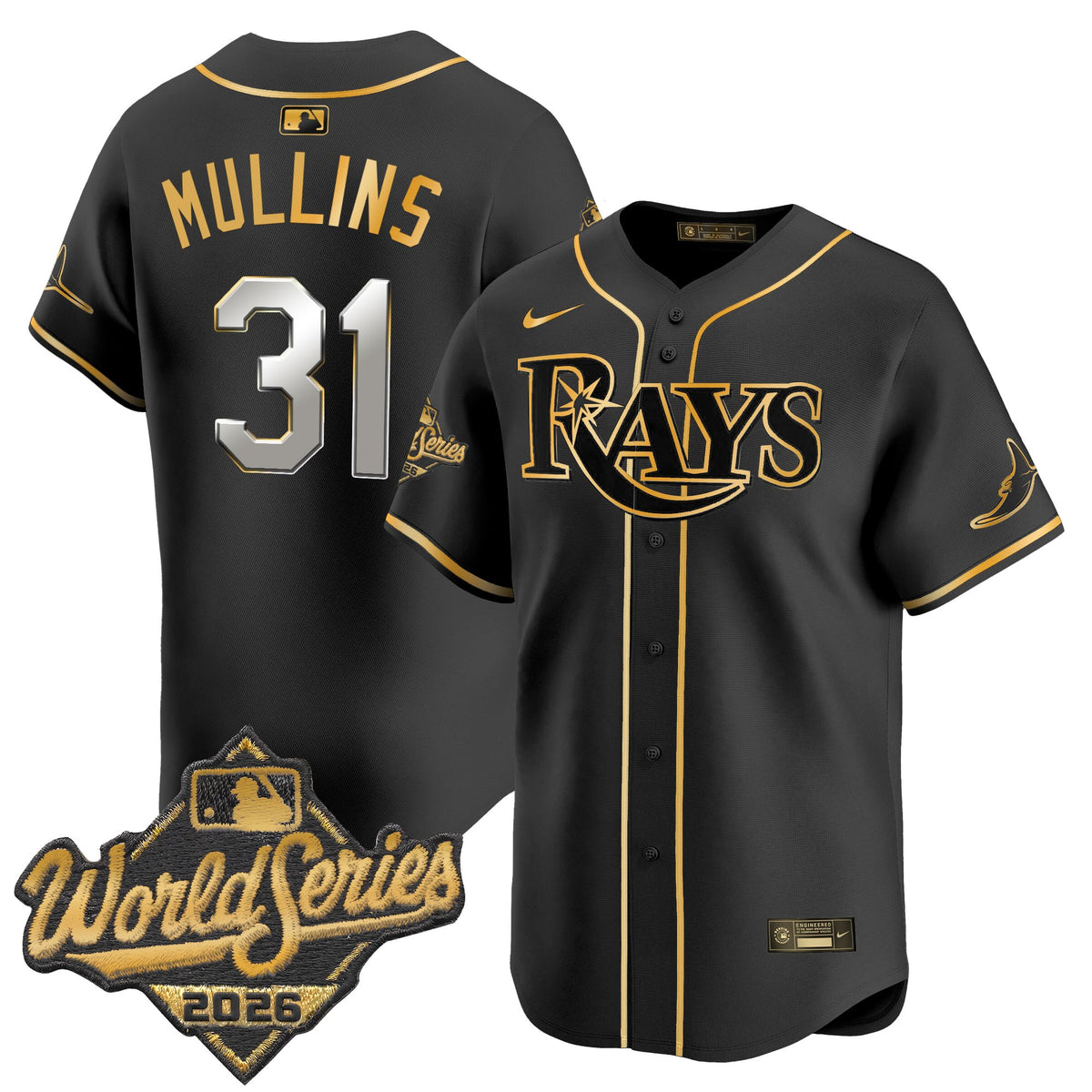 Men's Tampa Bay Rays 2026 World Series Vapor Premier Limited Jersey - All Stitched