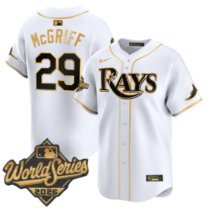Men's Tampa Bay Rays 2026 World Series Vapor Premier Limited Jersey - All Stitched