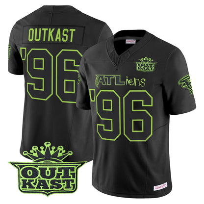 Outkast x Atlanta Falcons 30th Anniversary ATLiens Vapor Limited Jersey V2 - Stitched