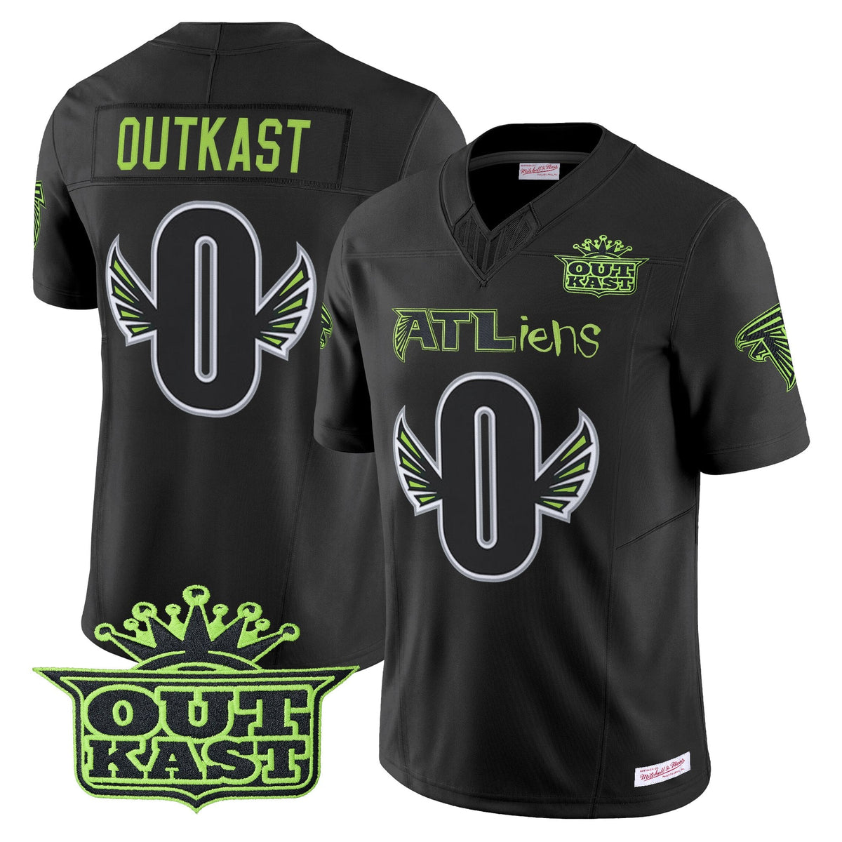 Outkast x Atlanta Falcons 30th Anniversary ATLiens Vapor Limited Jersey V2 - Stitched