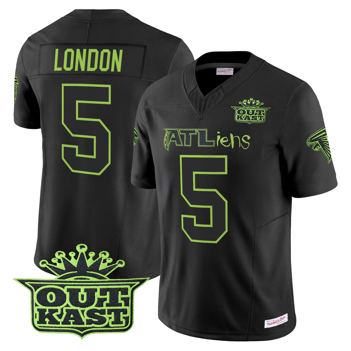 Outkast x Atlanta Falcons 30th Anniversary ATLiens Vapor Limited Jersey V2 - Stitched