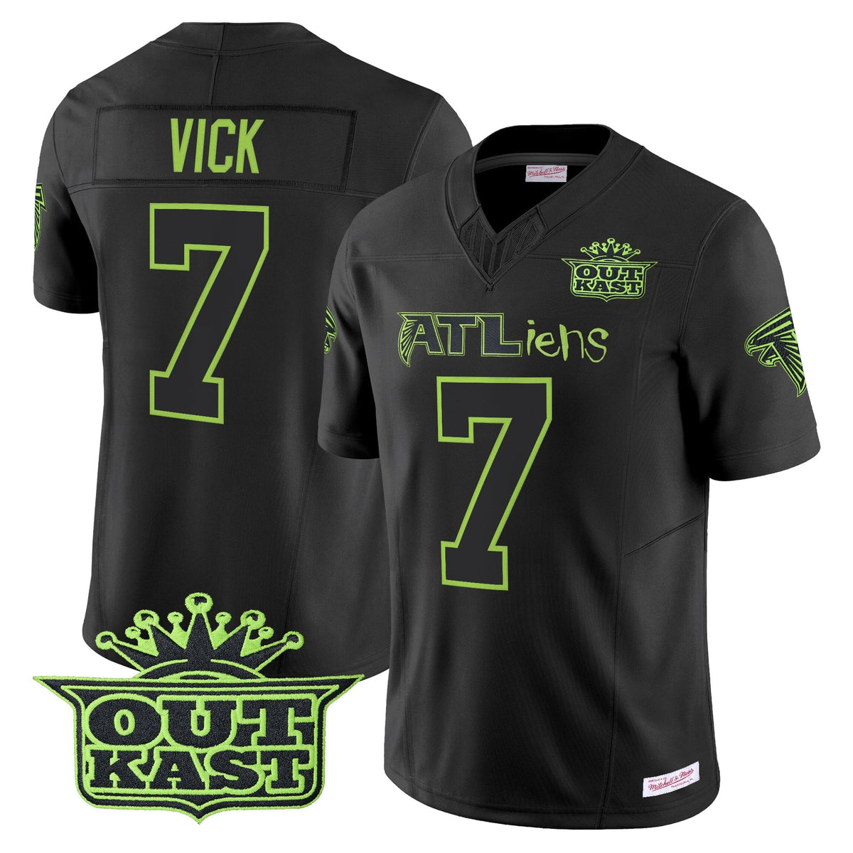 Outkast x Atlanta Falcons 30th Anniversary ATLiens Vapor Limited Jersey V2 - Stitched