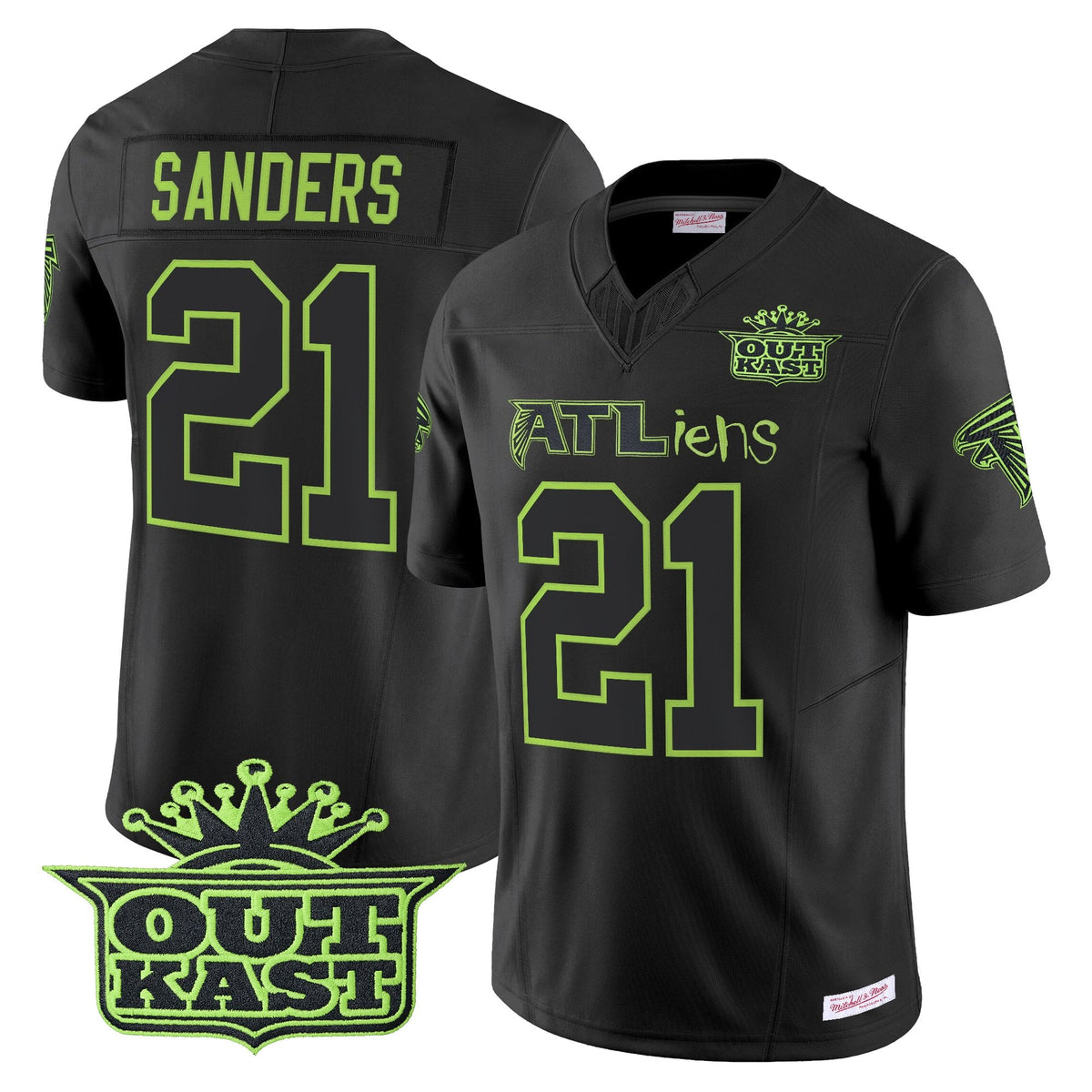 Outkast x Atlanta Falcons 30th Anniversary ATLiens Vapor Limited Jersey V2 - Stitched