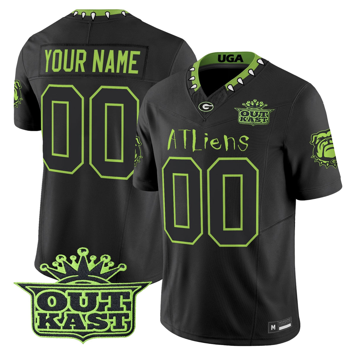Outkast x Georgia Bulldogs Vapor Limited Custom Jersey V2 - Stitched