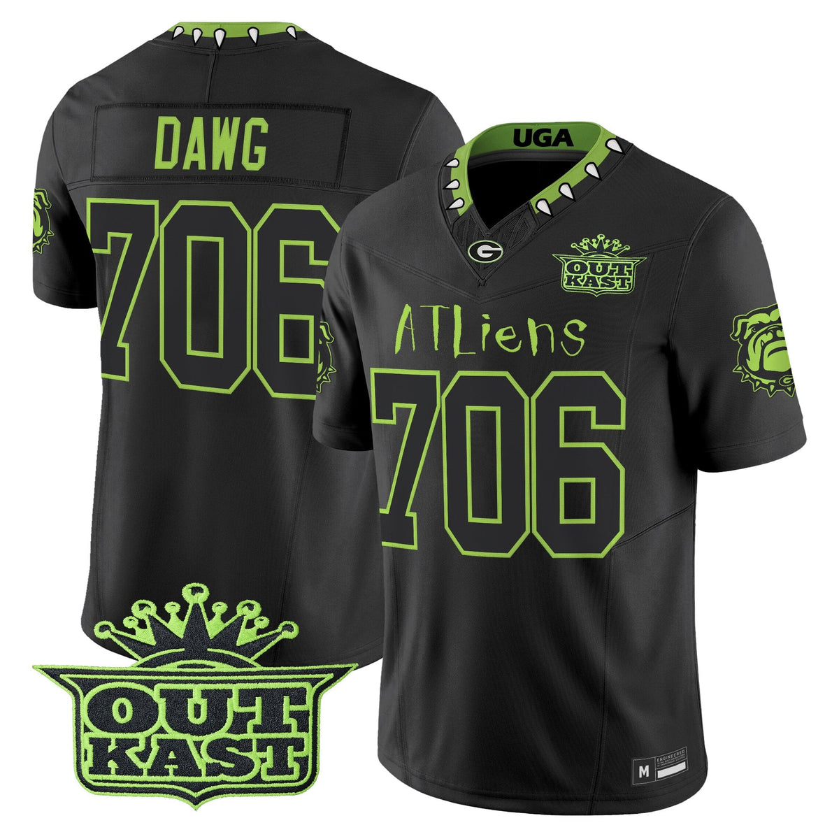 Outkast x Georgia Bulldogs Vapor Limited Jersey V2 - Stitched