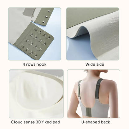 Anti-Sagging Support Shockproof Sports Fixed Cup Bra For Women