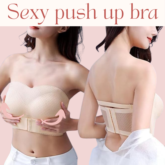 Sexy Push Up Invisible Brassiere Wireless Breathable Female Lingerie