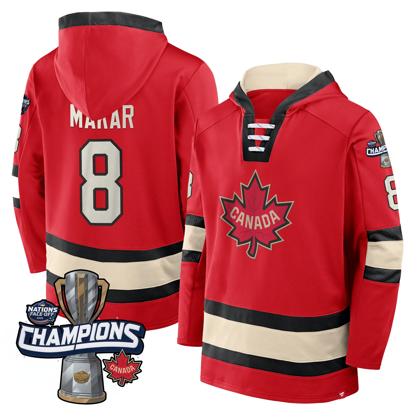 Canada 2025 4 Nations Face-Off Champions Hoodie