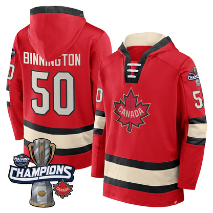 Canada 2025 4 Nations Face-Off Champions Hoodie