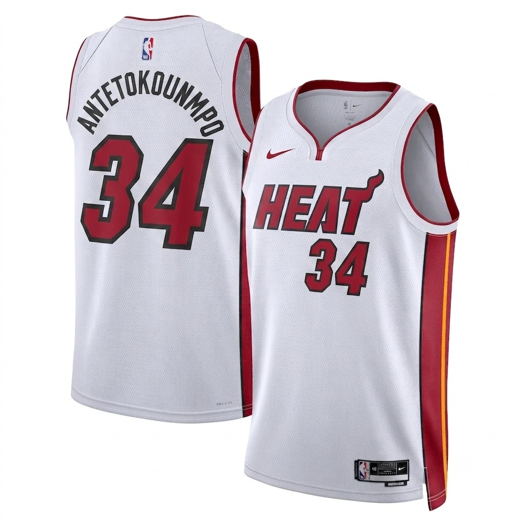 Miami Heat 2026 Giannis Antetokounmpo Edition Jersey - Stitched