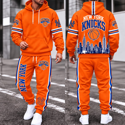 NYK Streetwear Hoodie Pants Set - Printed