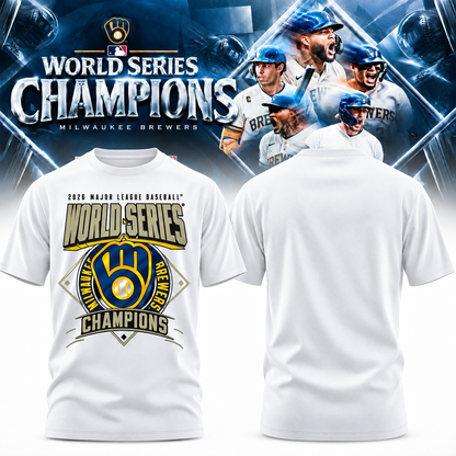 MIL World Series Champions One Side T-Shirt - Printed V9