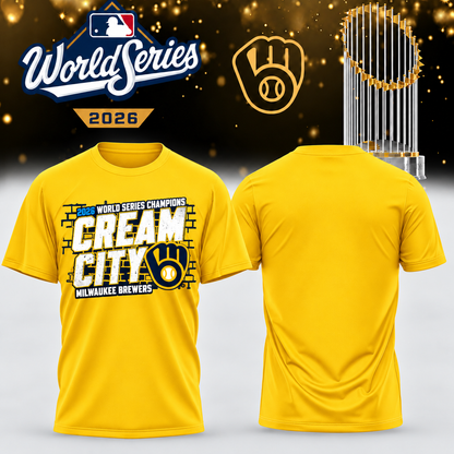 MIL World Series Champions One Side T-Shirt - Printed V39