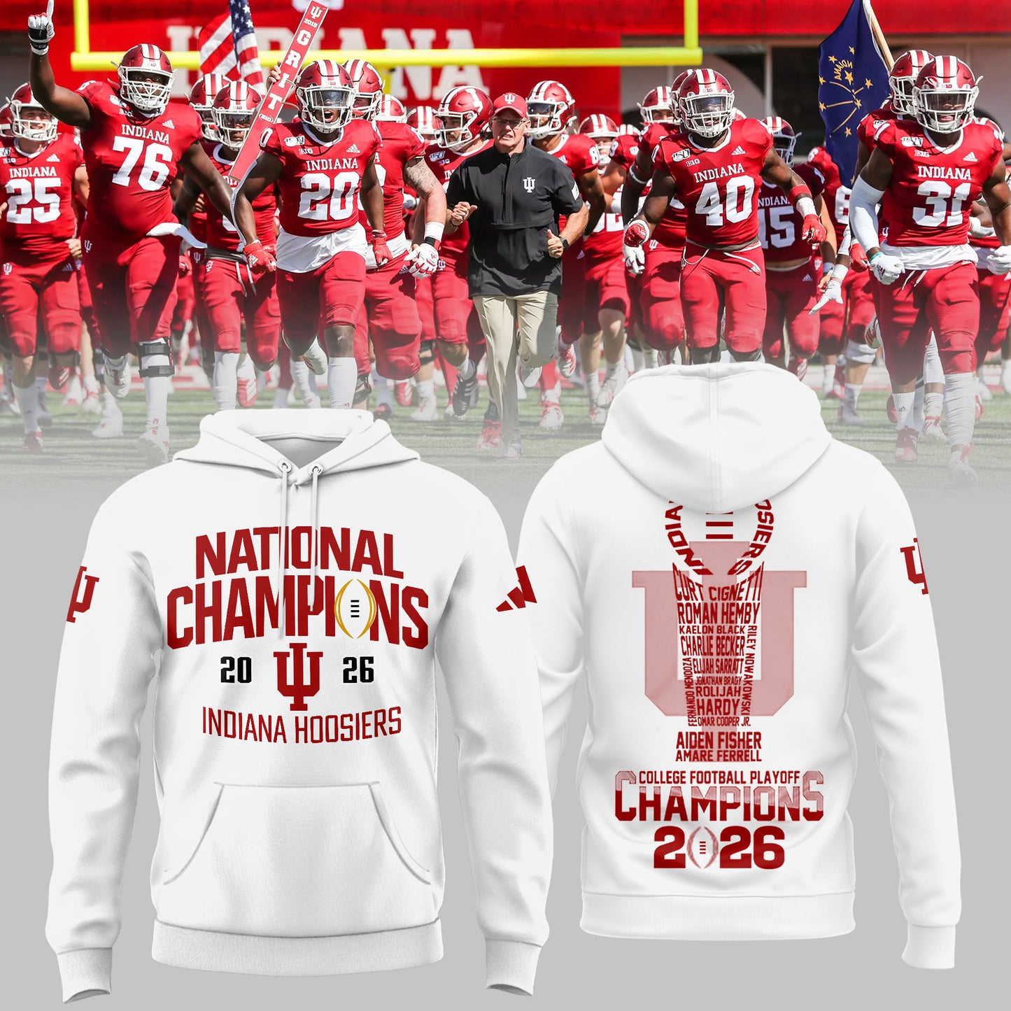 IDH CFP National Champions Limited Hoodie Printed
