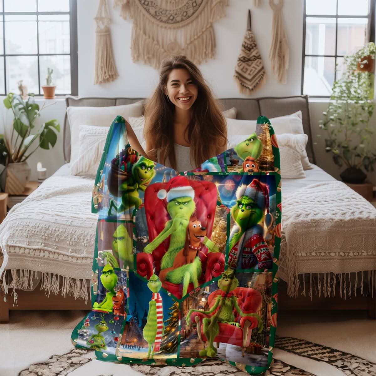 Grinch Blanket - 410HLTLBL008