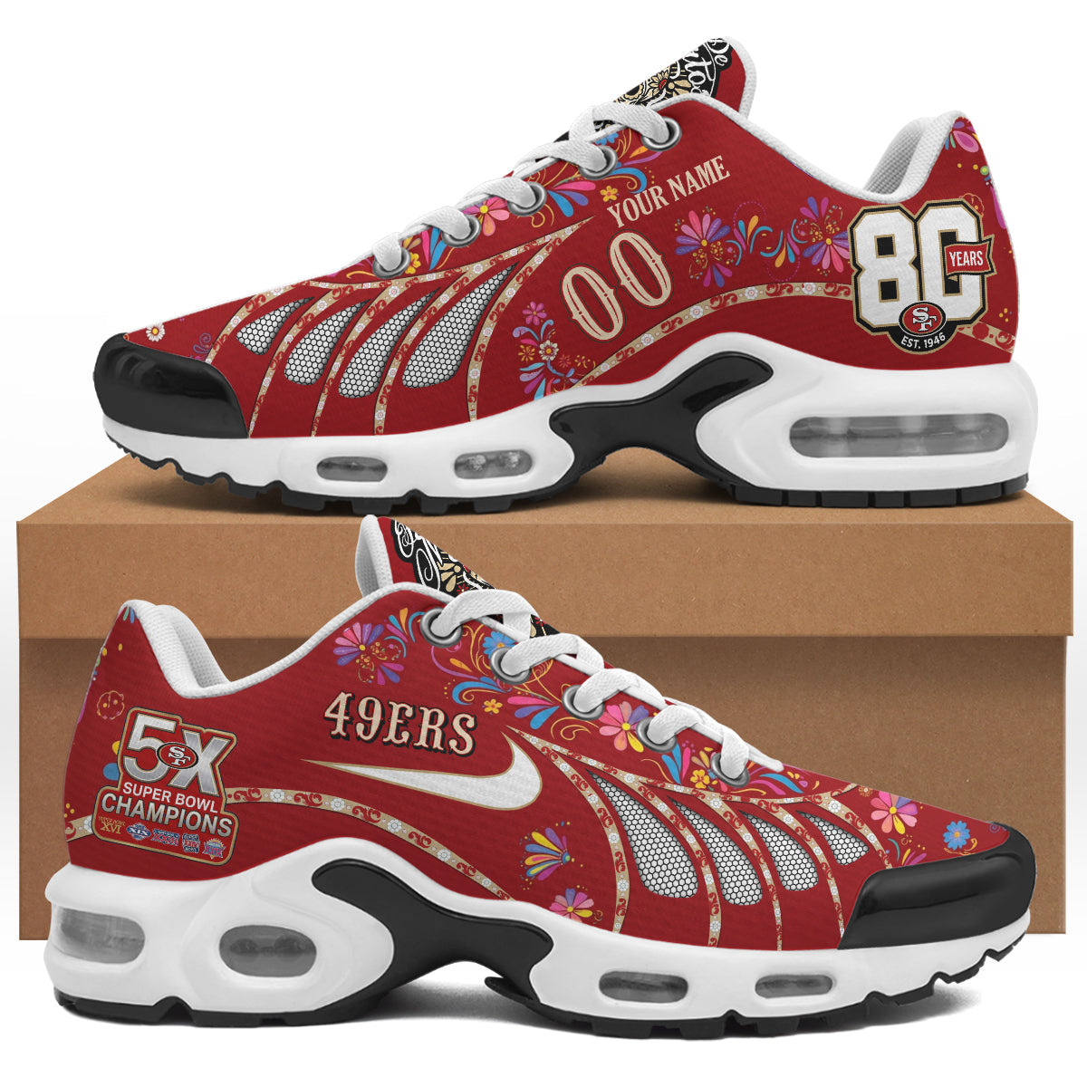 SF Día de los Muertos Edition Custom Sport Shoes