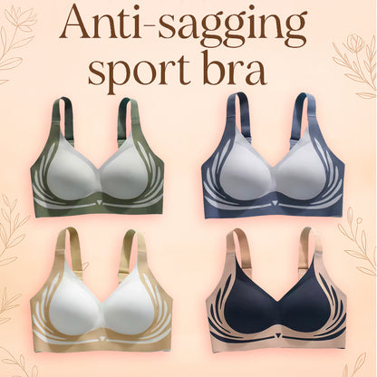 Anti-Sagging Support Shockproof Sports Fixed Cup Bra For Women