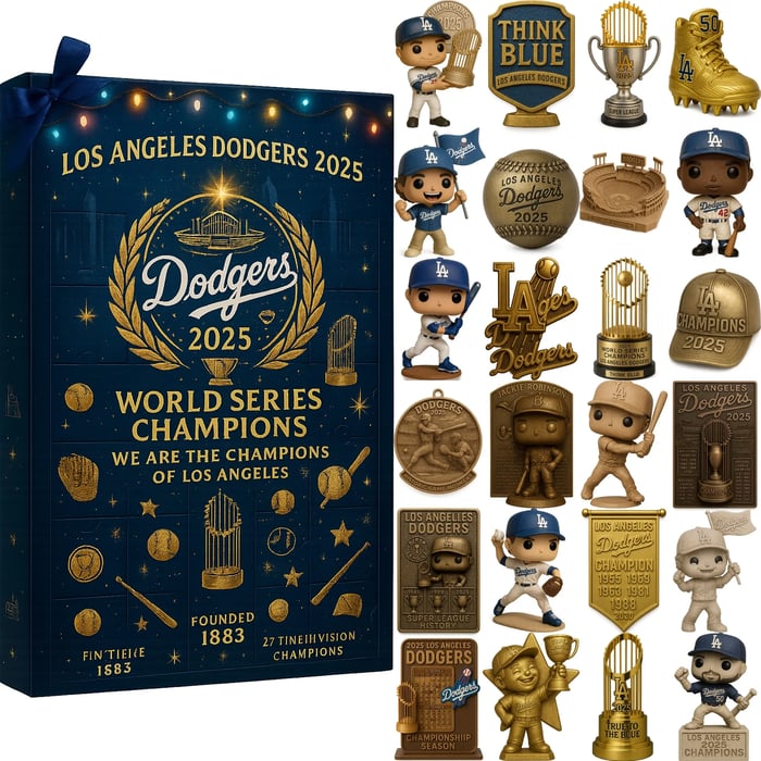 LAD 2025 World Series Champions Advent Calendar N1