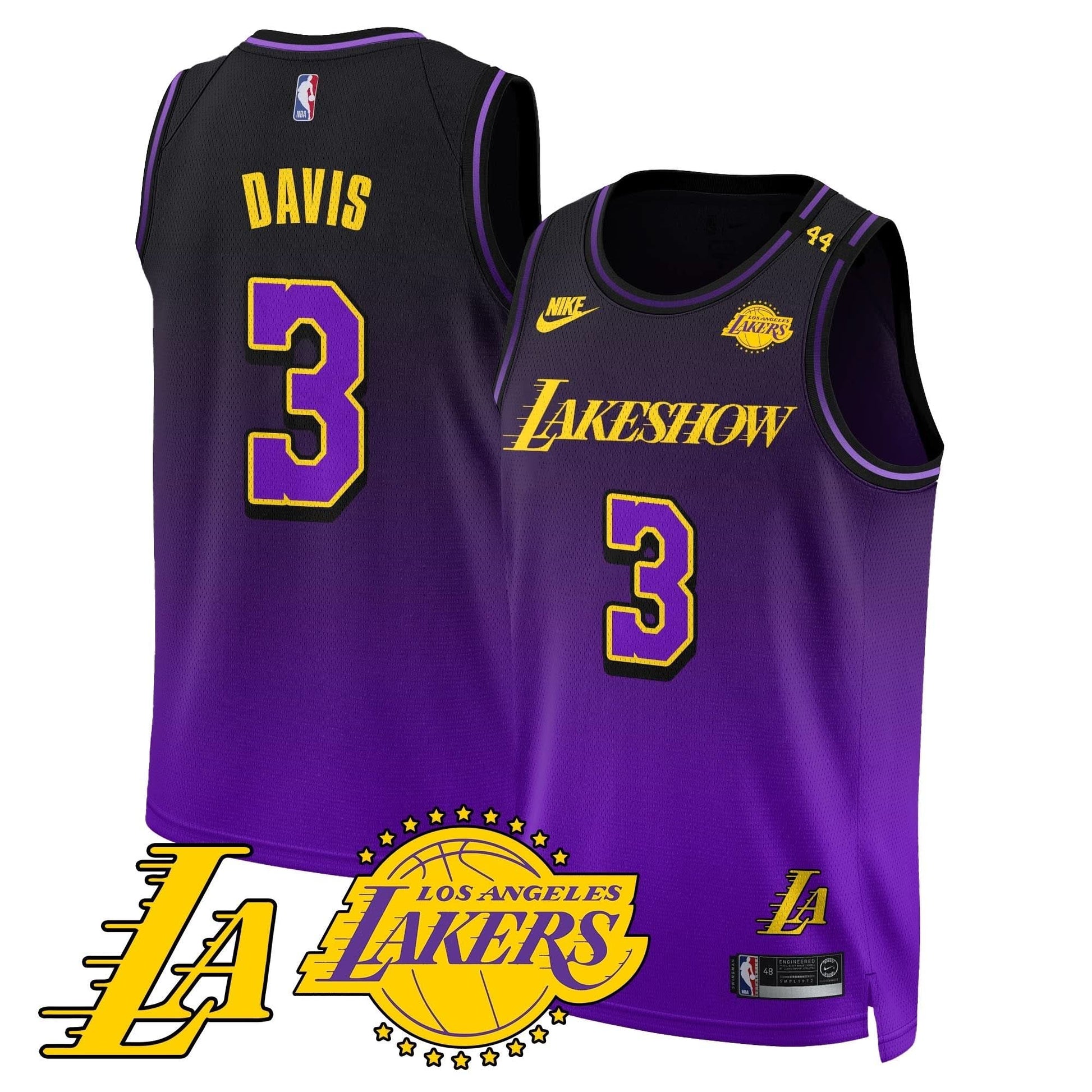 LAL City Edition Jersey - All Stitched - The California Destiny