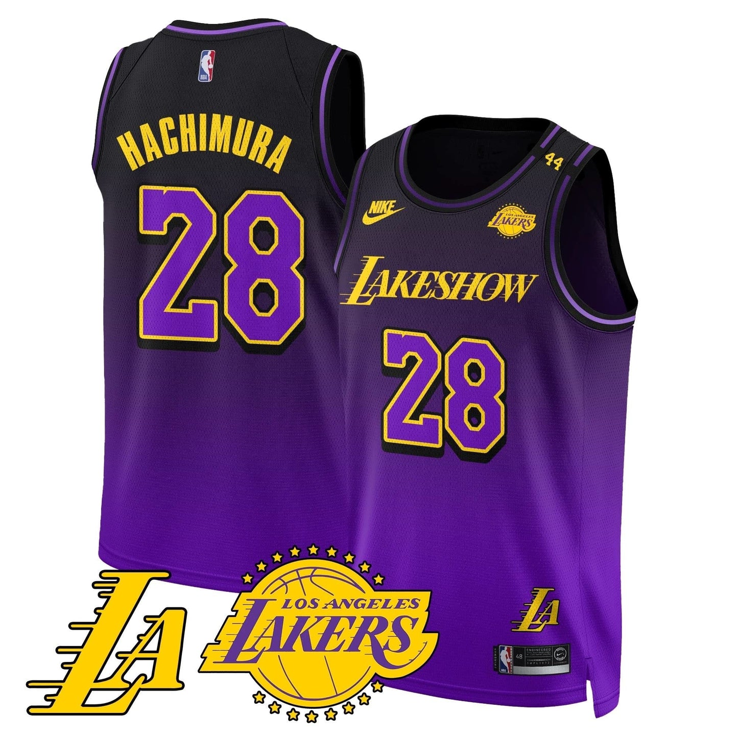 LAL City Edition Jersey - All Stitched - The California Destiny