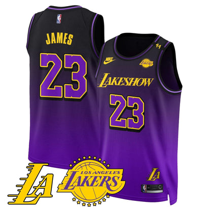 LAL City Edition Jersey - All Stitched - The California Destiny