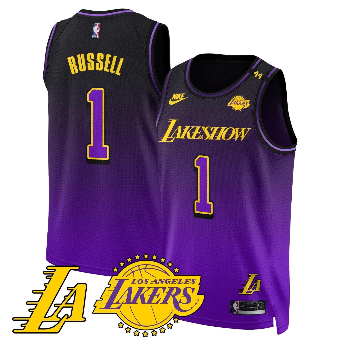 LAL City Edition Jersey - All Stitched - The California Destiny