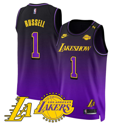 LAL City Edition Jersey - All Stitched - The California Destiny
